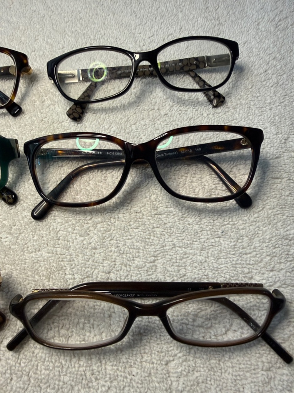 6 pair of COACH Eyeglasses/Sunglasses designer FRAMES ONLY - Picture 3 of 16